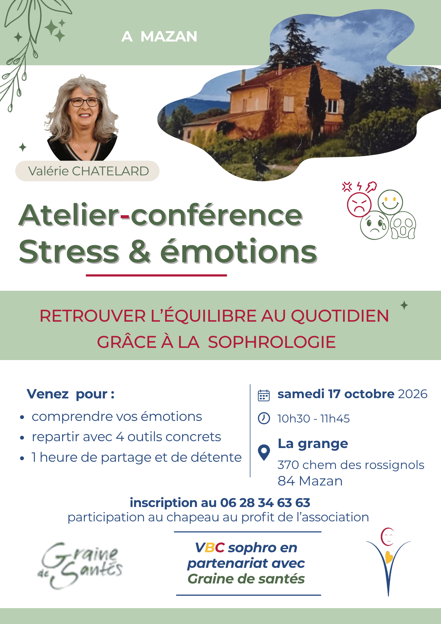 affiche d'information de la conférence